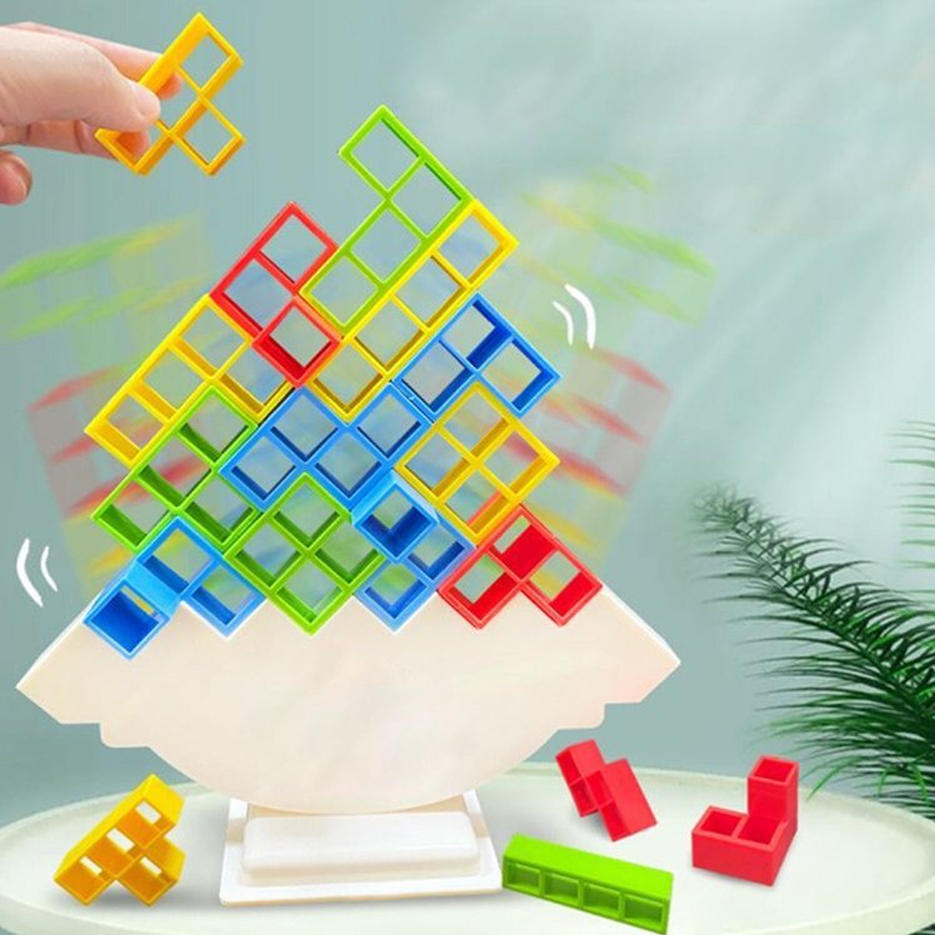 Juego De Equilibrio De Torre Tetra