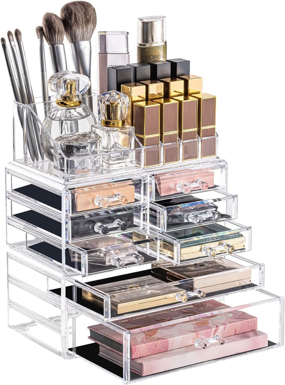 Organizador Maquillaje Grande Acrílico