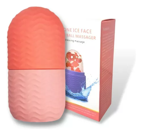 Masajeador facial de silicona con hielo