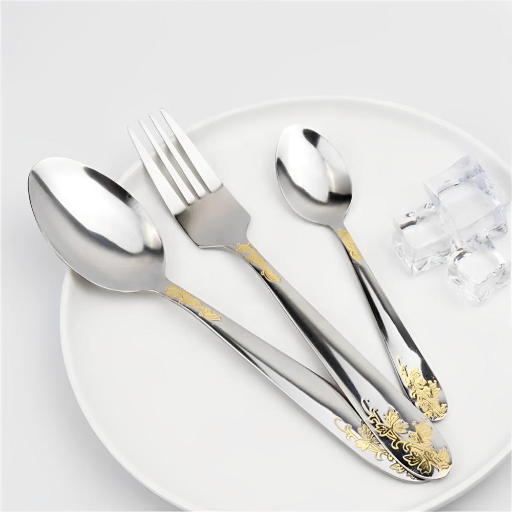 Juego De Cubiertos Acero Inoxidable 36pc