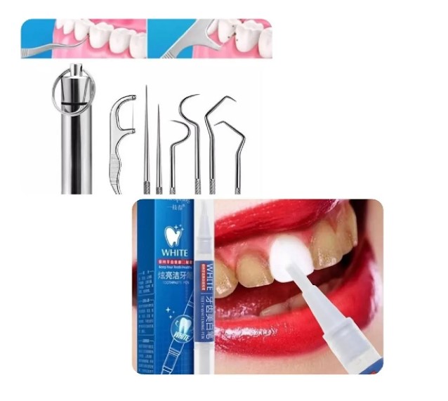 Lapiz dental + palillos dental