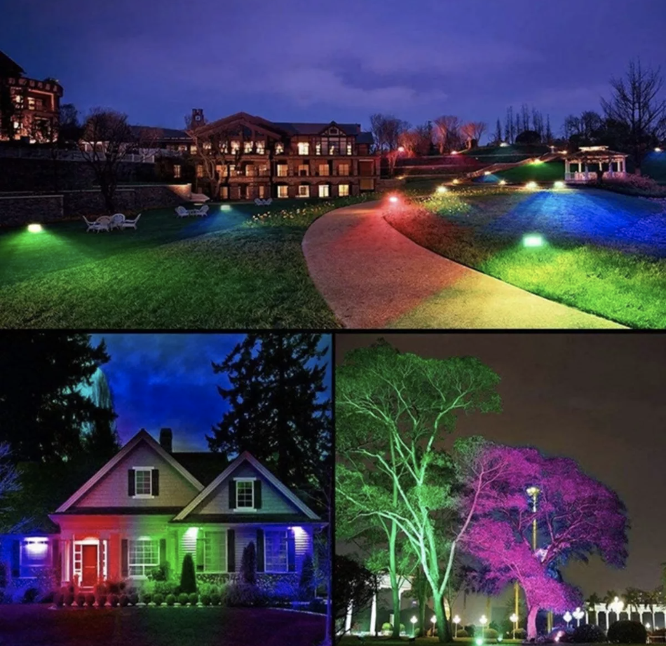 Reflector Rgb 20w Incluye Control