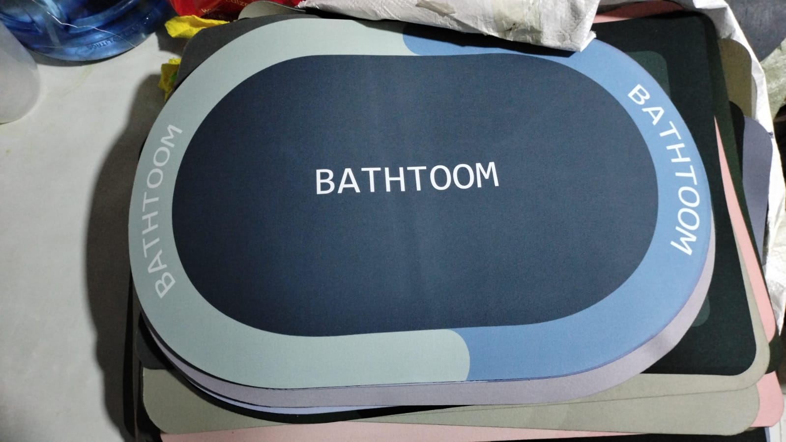 TAPETE ABSORBENTE AZUL