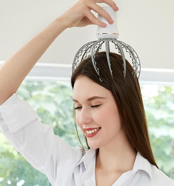 MASAJEADOR DE CABEZA RECARGABLE