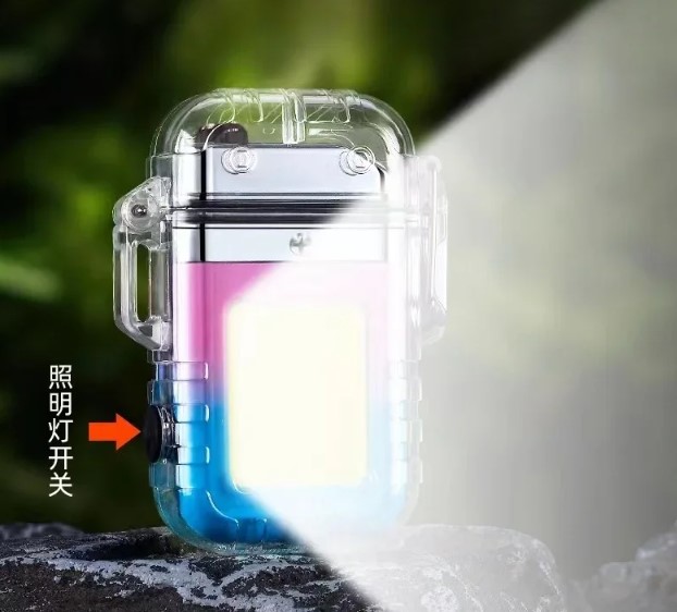 Encendedor y Linterna impermeable