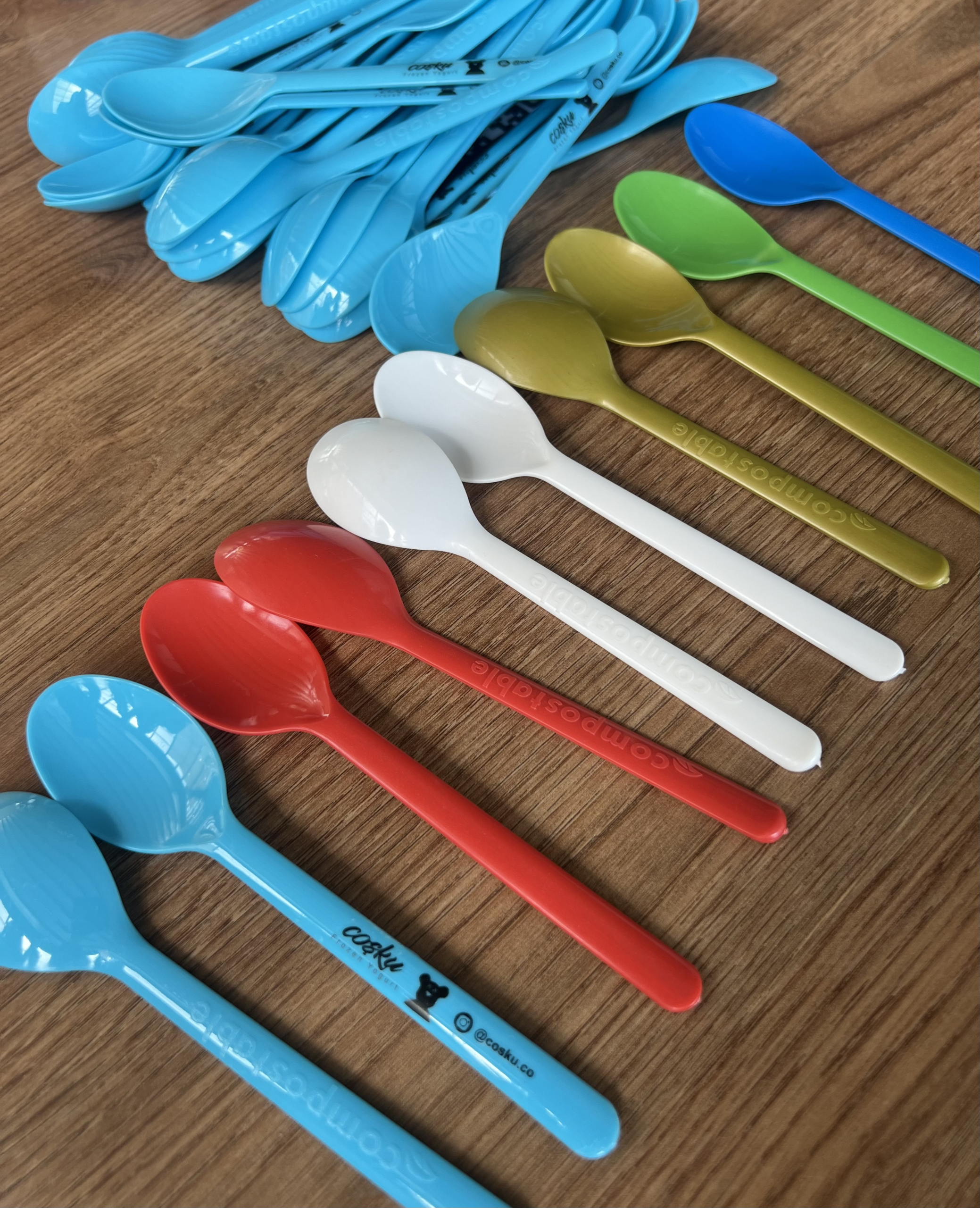 Cucharas compostables 30 unidades