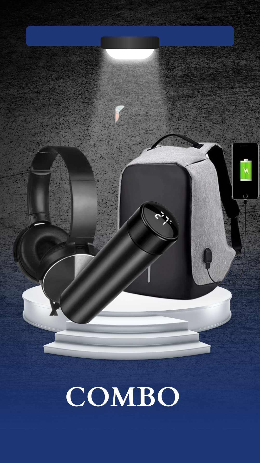 Combo maleta+termo inteli+Aud