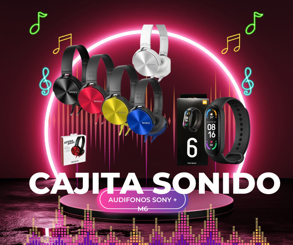 COMBO SONIDO (AUDIFONOS +RELOM)