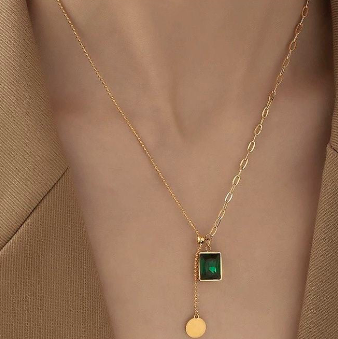 ¡PRODUCTO TOP!! COLLAR ESMERALDA REAL