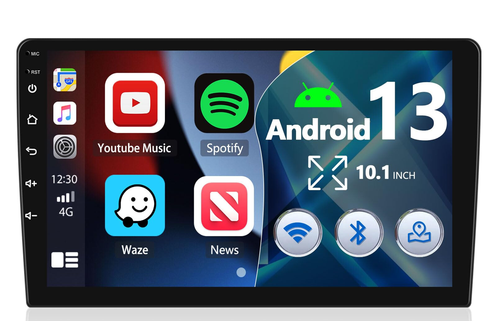 pantalla android 9"