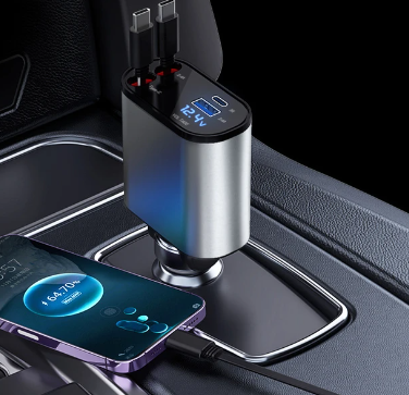 Cargador Carro 4 en 1