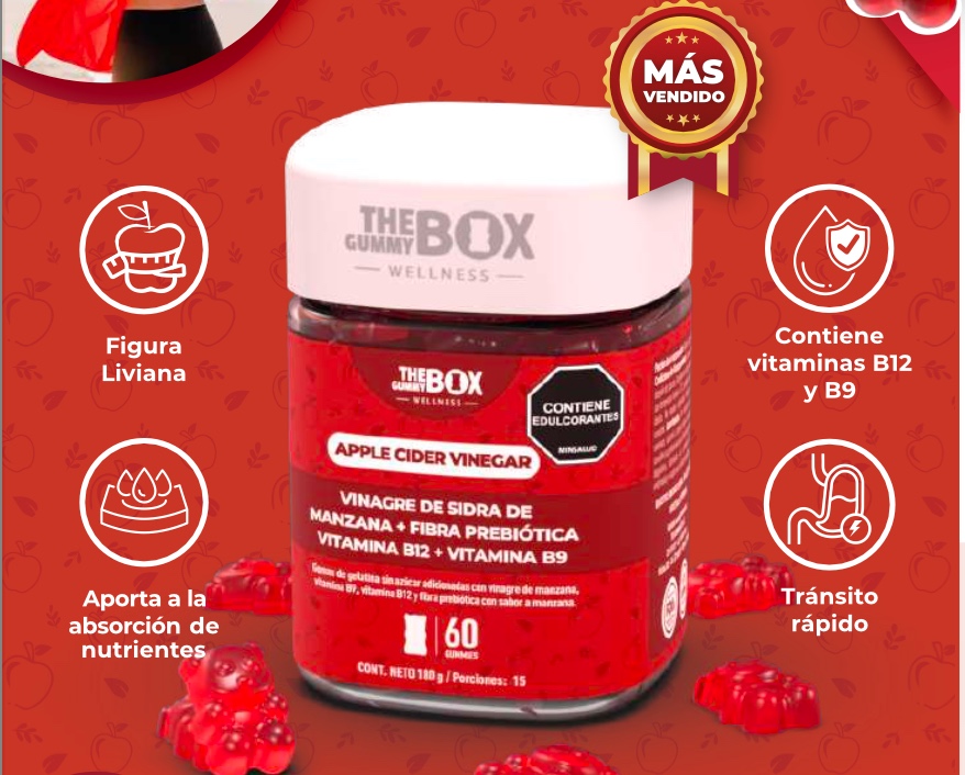 GOMAS #1 VENTAS VINAGRE DE MANZANA THE B