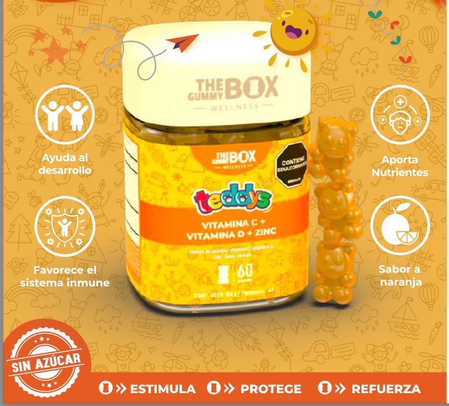 GOMAS REFUERZO INMUNIDAD NIÑOS THE BOX
