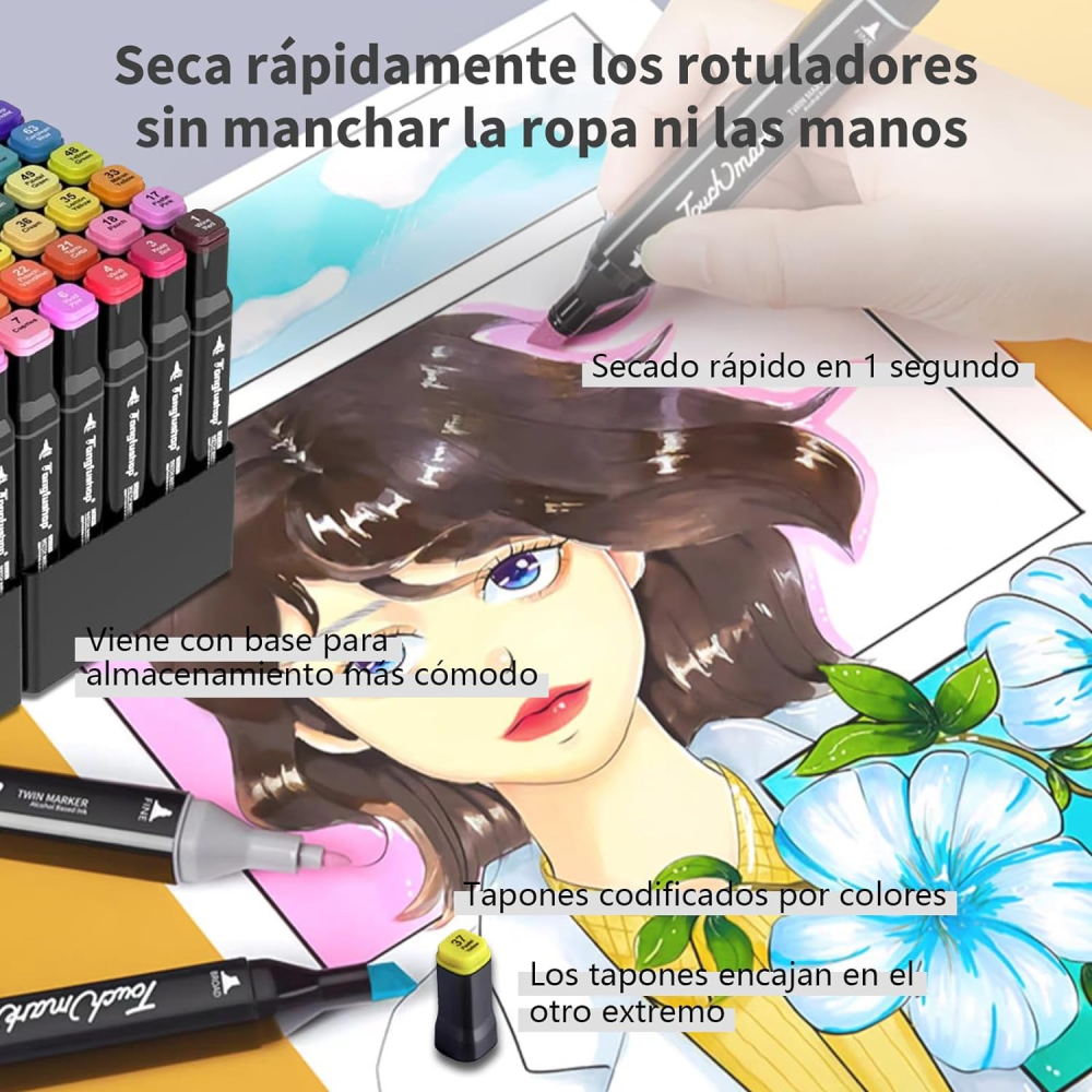 Set Profesional De Marcadores 80pcs
