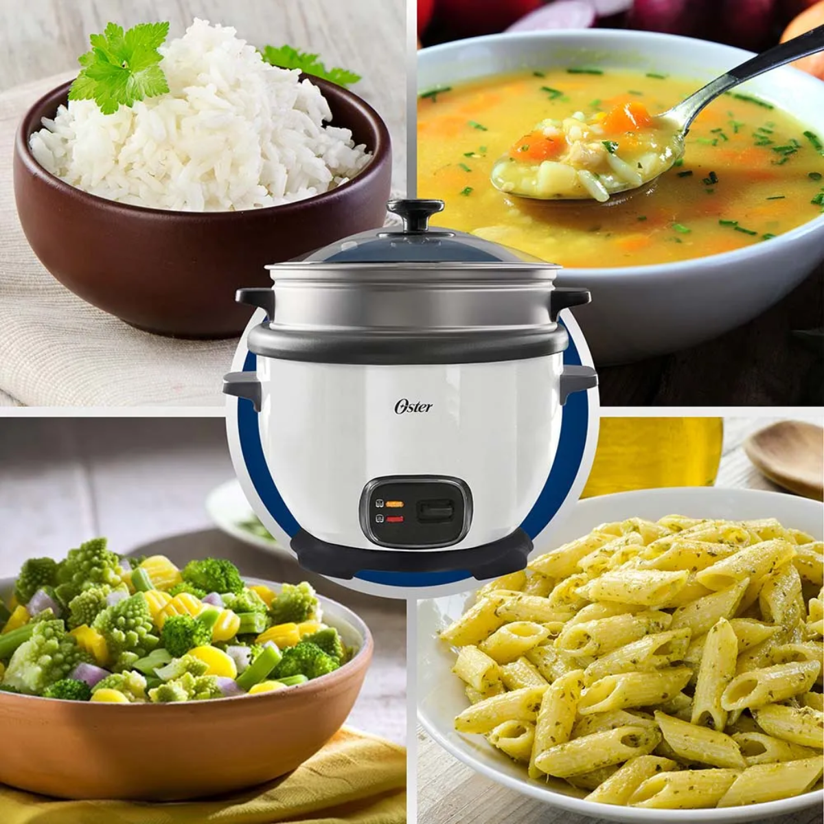 Arrocera multiusos Oster blanca 5731