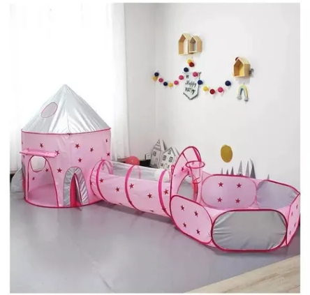 Castillo túnel rosado