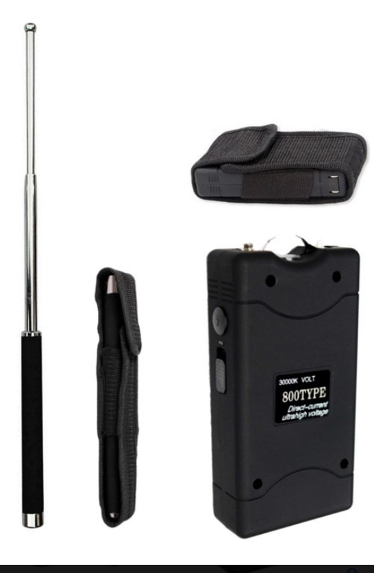 KIT TAMBO + TAISER DEFENSA  PERSONAL