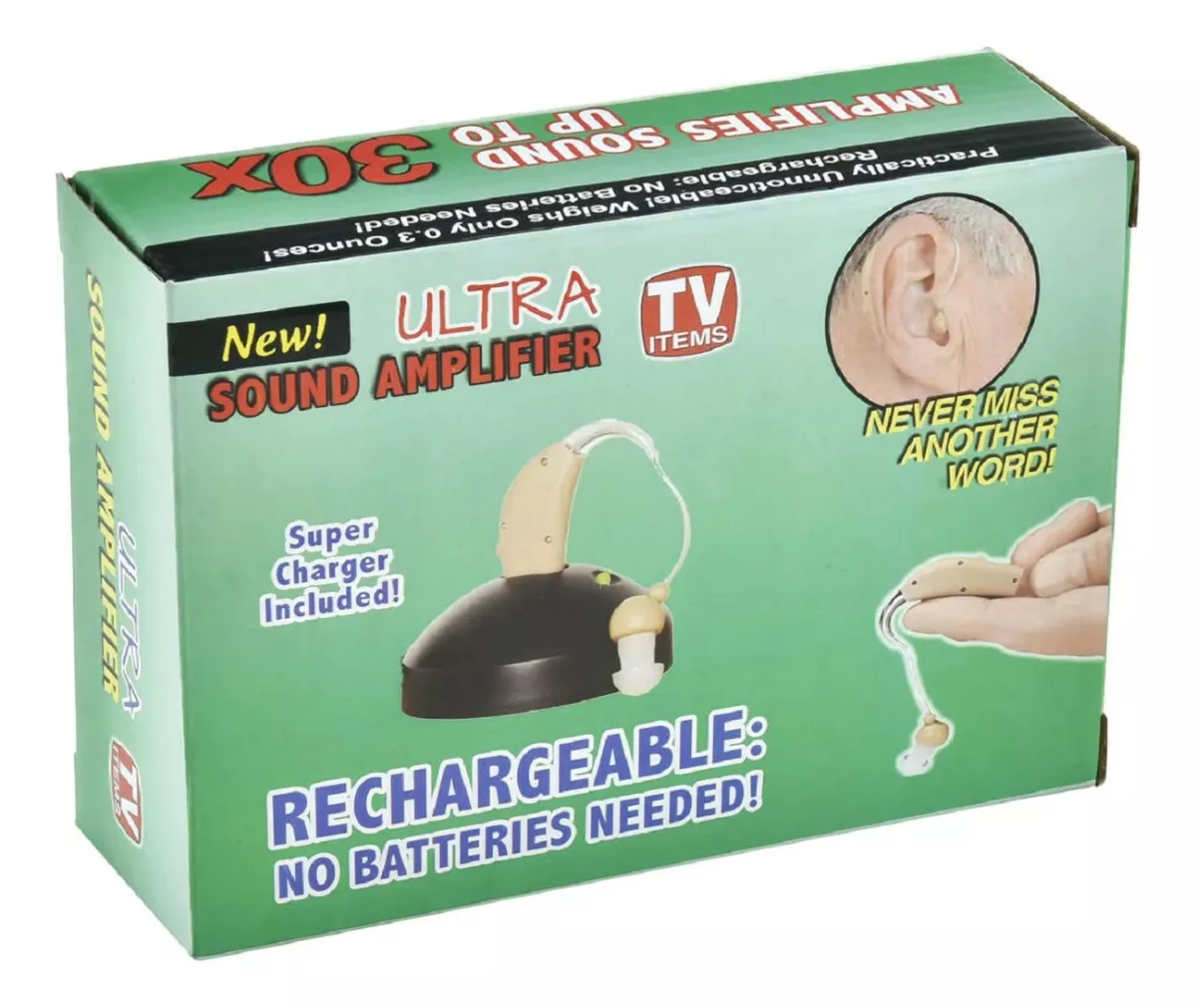 Audífono Recargable Mejora Capacidad Aud