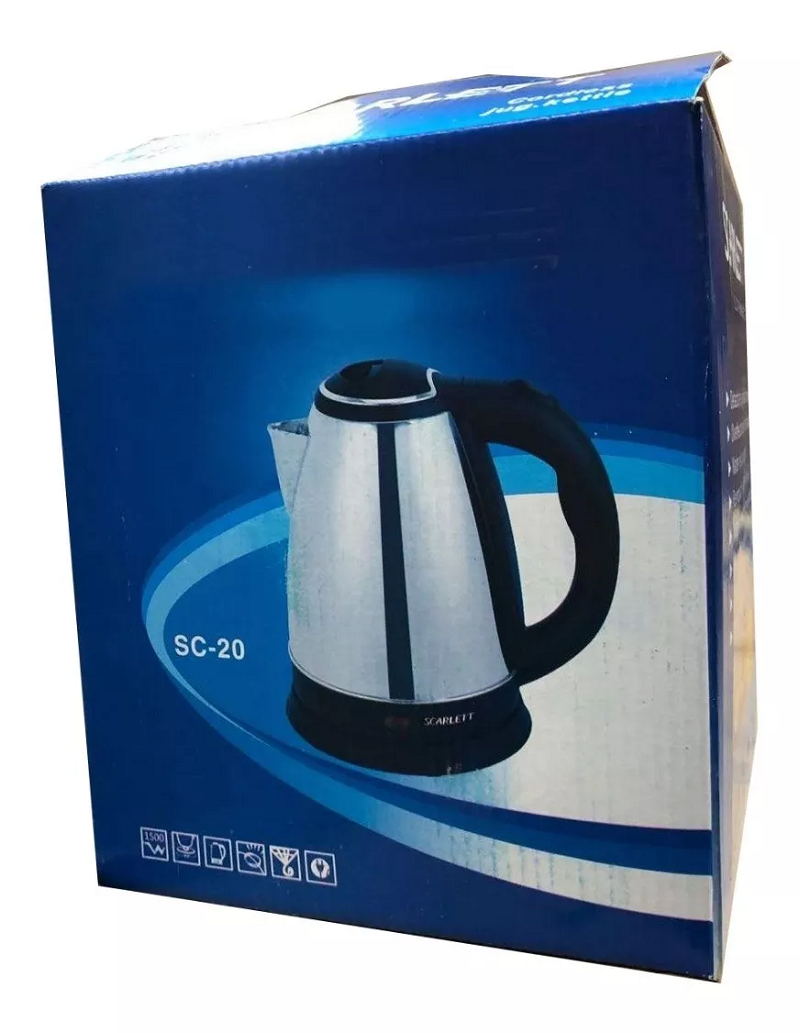 Hervidor Eléctrico Scarlett 2 Litros