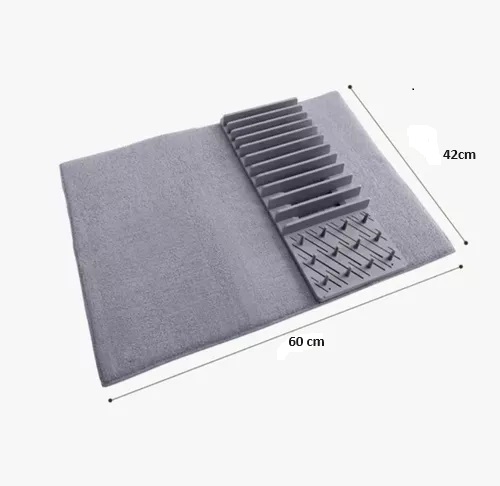 Escurridor pegable gris