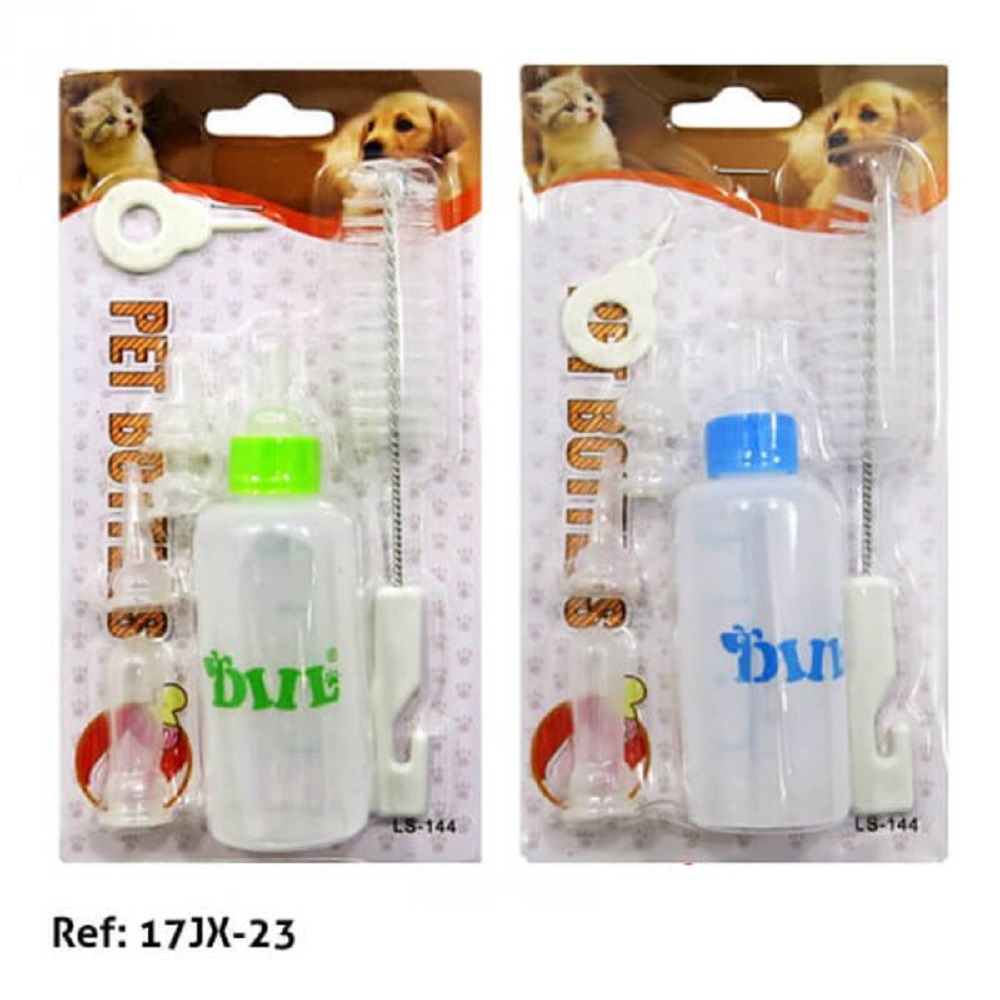 Tetero para mascotas con accesorios