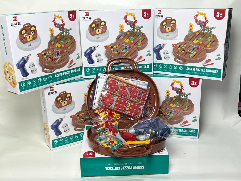 MALETA DE ROMPECABEZAS DE TORNILLOS