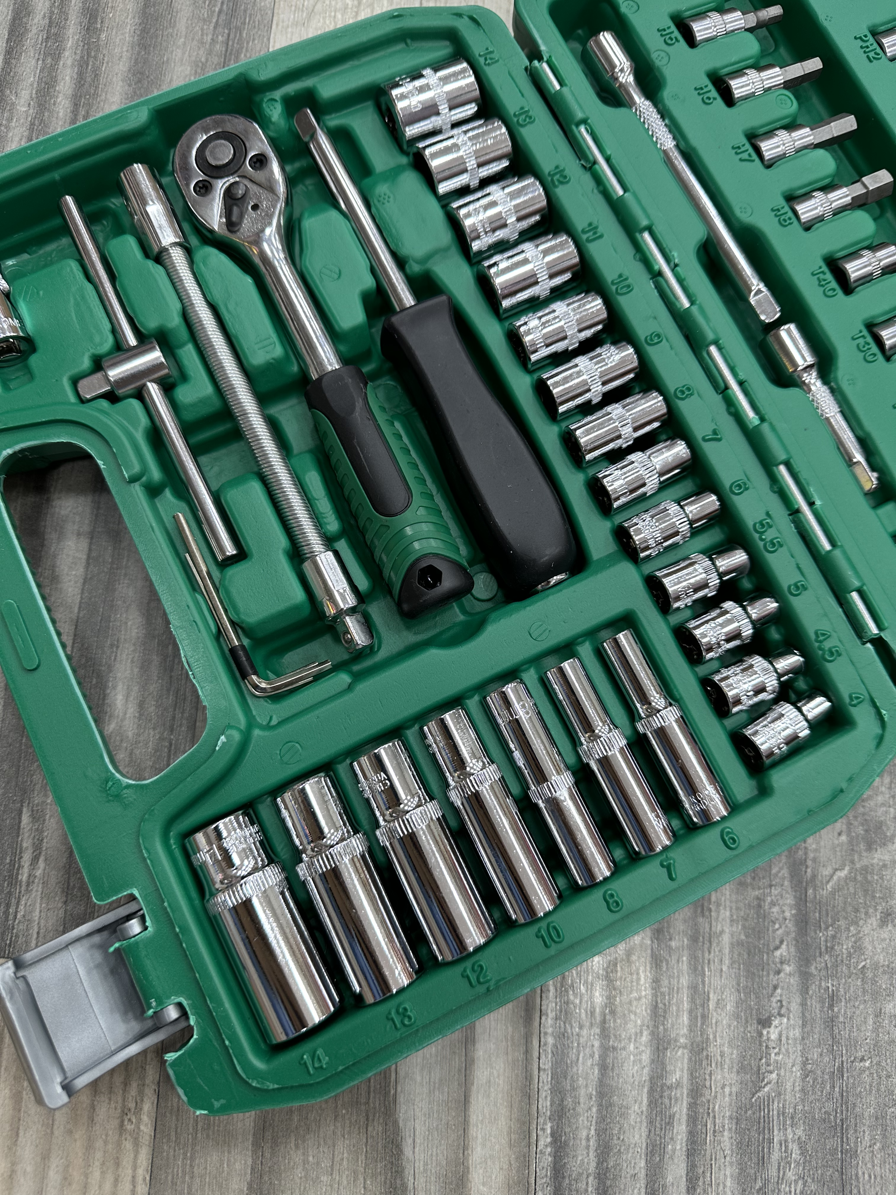 kit o juego de rachets 53 piezas