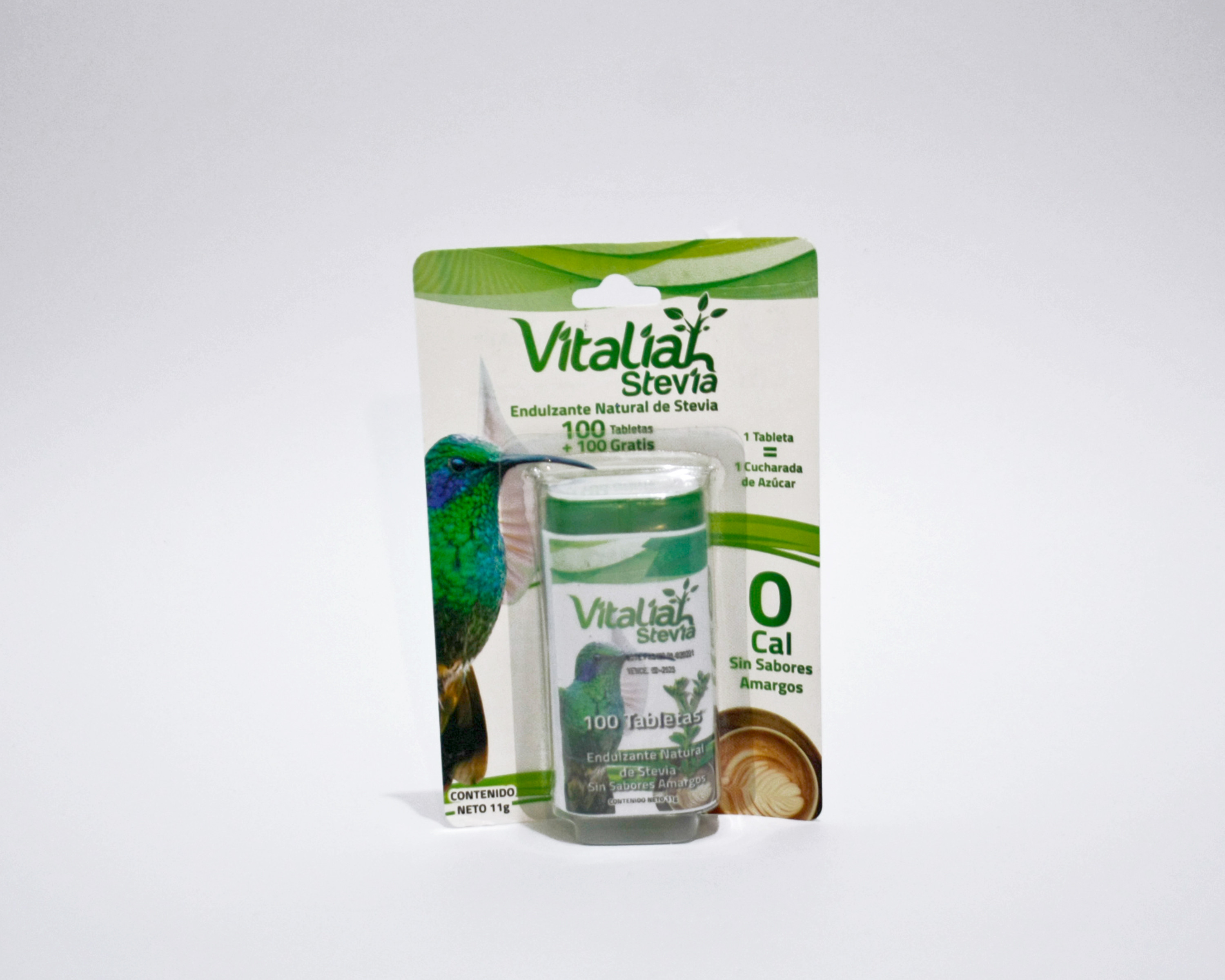 Stevia Pastillero 100 + 100 gratis