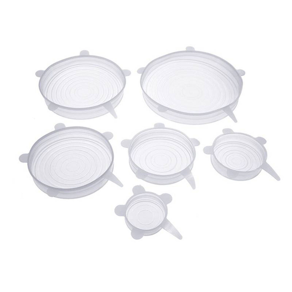 Tapas Multiusos De Silicona Set 6 Pz Ali