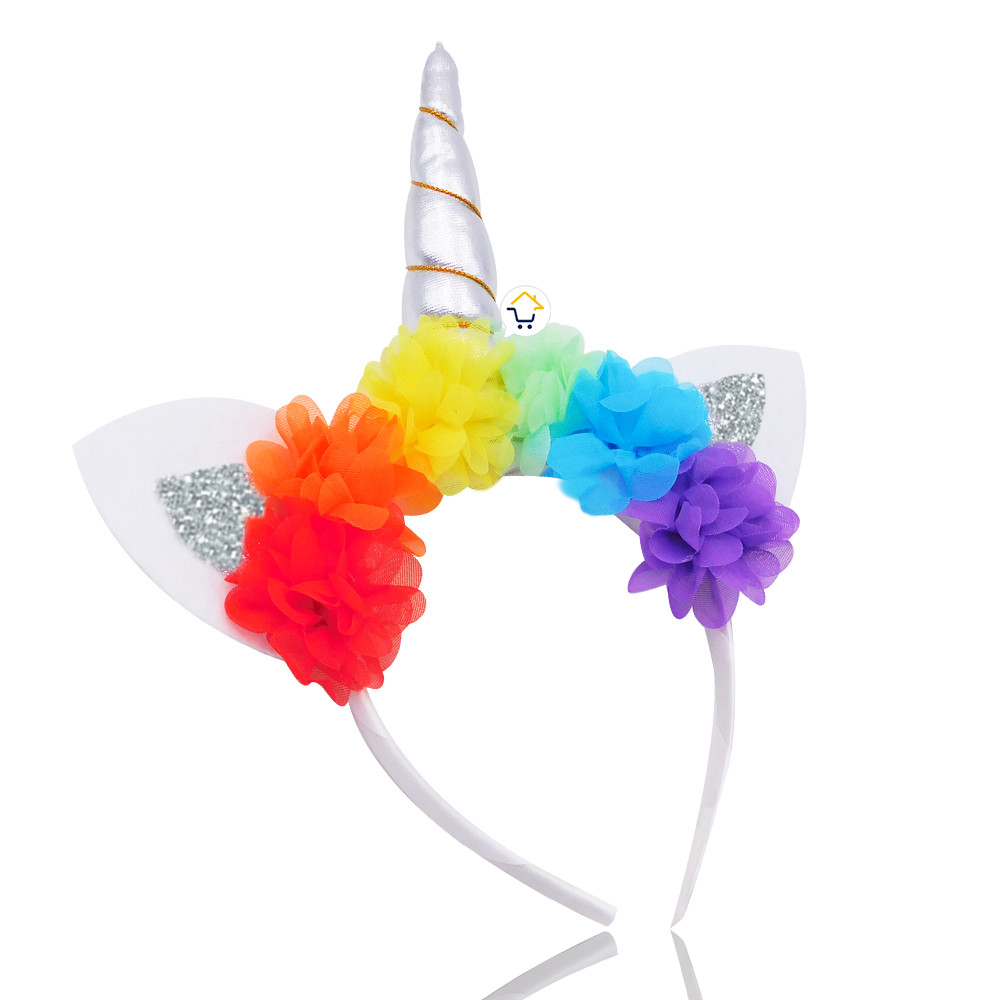 Diadema Tiara Unicornio Luz LED OF364 - Imagen 3