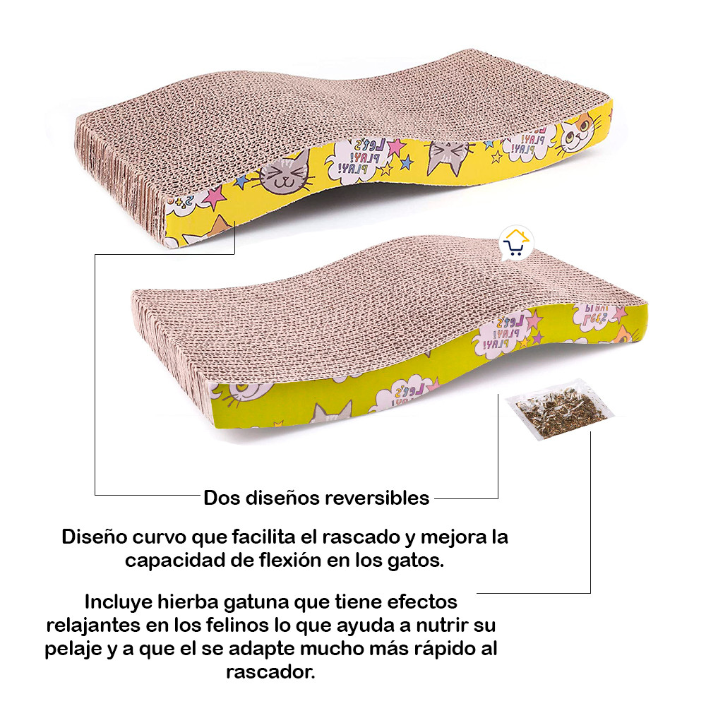 Rascador Gatos Cartón Anti 6270052 - Imagen 4