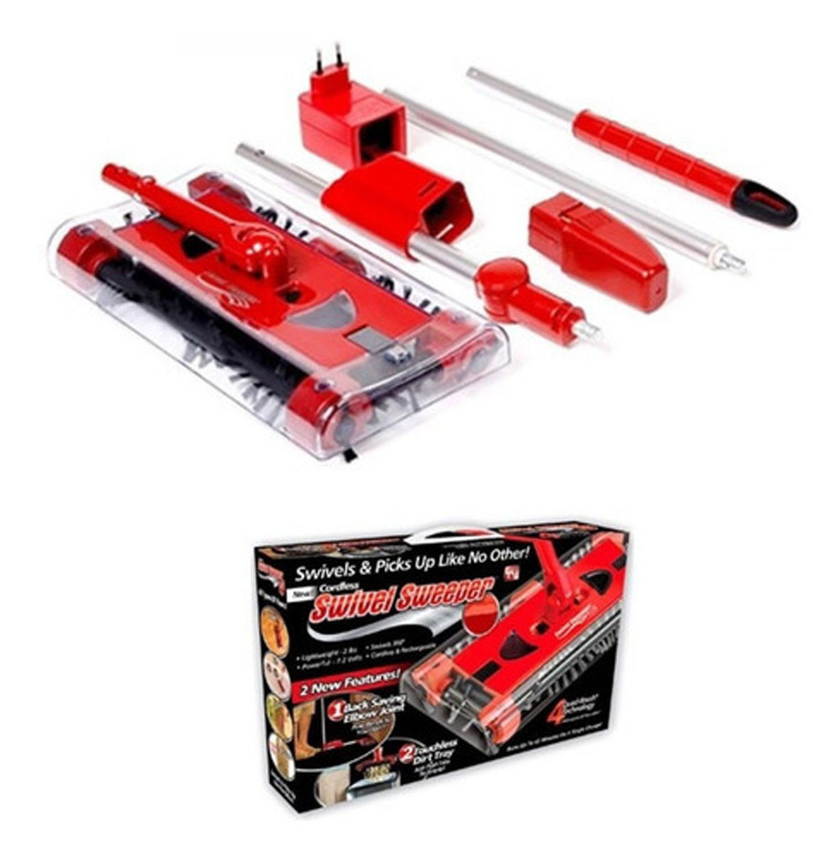 Escoba Recogedora Eléctrica Multifunción