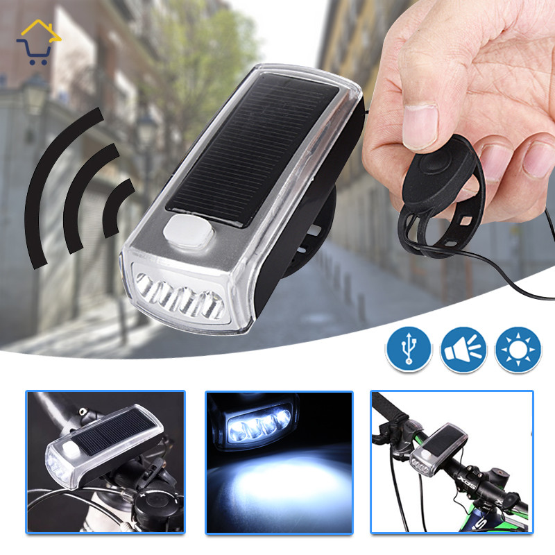 Linterna Led Bicicleta Con Pito 045