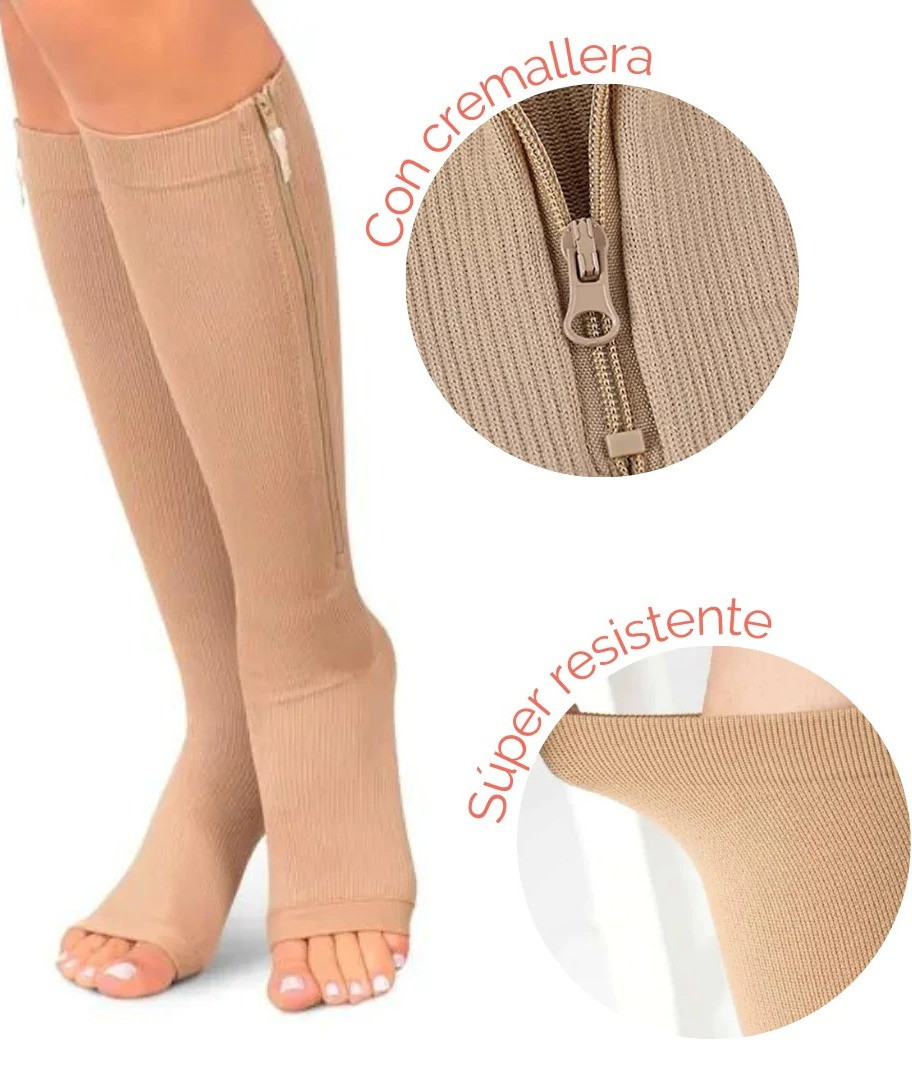 Medias de compresion de cremallera - Imagen 2