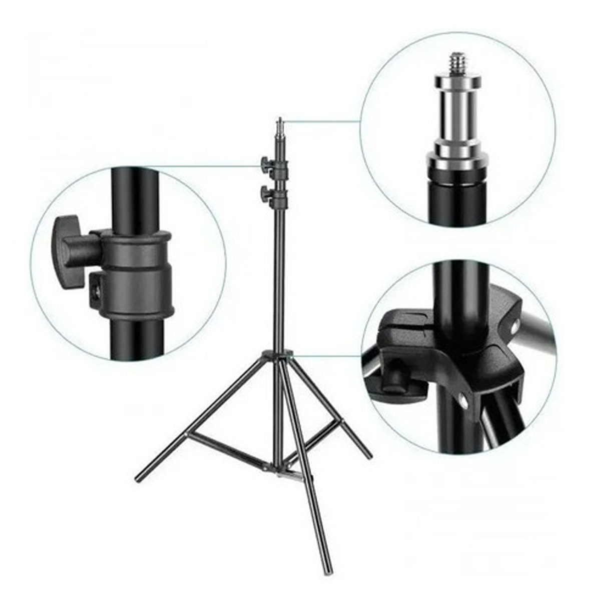 Tripode Stand 2 Metros Para Aro De Luz