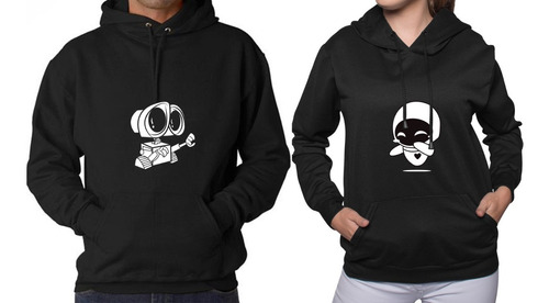 Buzos,sacos Hoodies Parejas Walle Y Eva