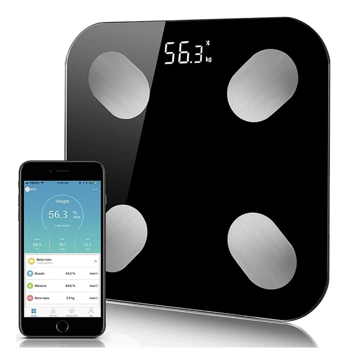 BASCULA INTELIGENTE BLUETOOTH