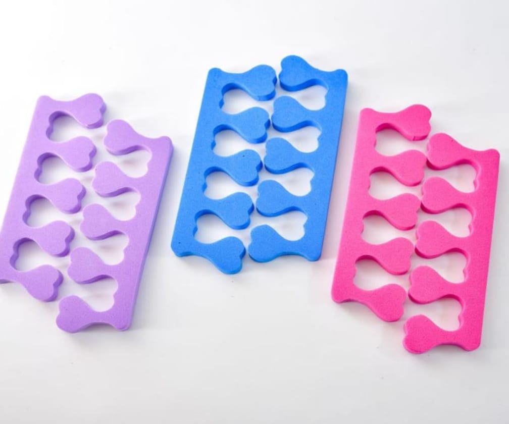 SEPARADOR DEDOS X 2 COLORES SURTIDOS