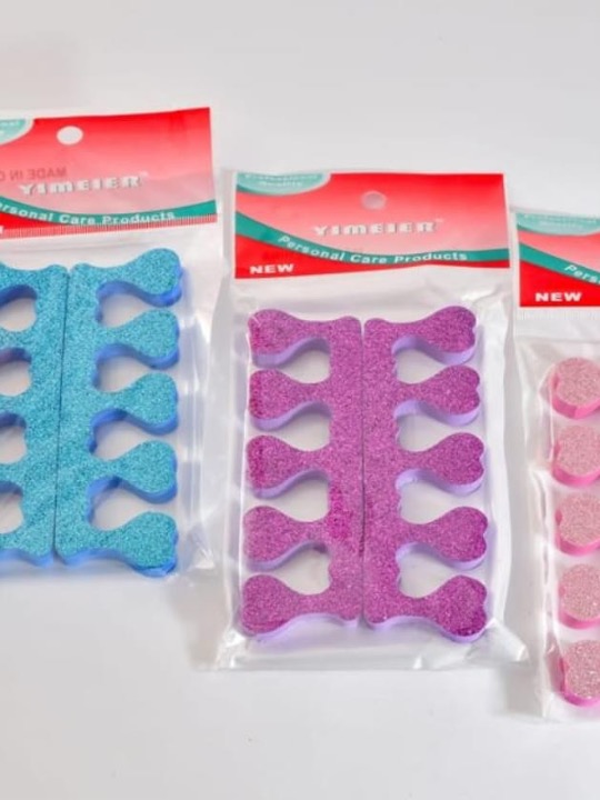 SEPARADOR DEDOS X 2 GLITTER