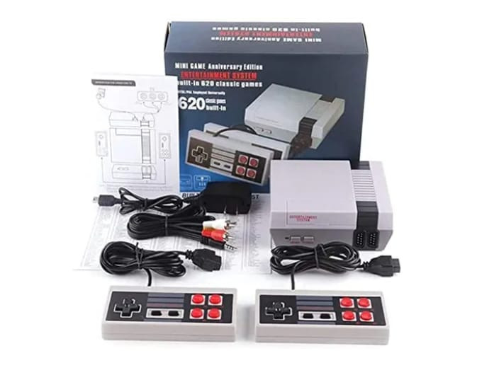 CONSOLA MINI NES NIÑOS Y NIÑAS JUEGO 620