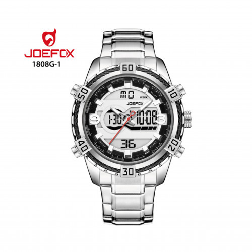 1808G-1 JOEFOX PLATEADO F. BLANCO HOMBRE