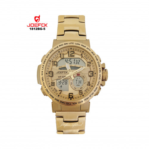 1812BG-5 JOEFOX METALICO DORADO HOMBRE