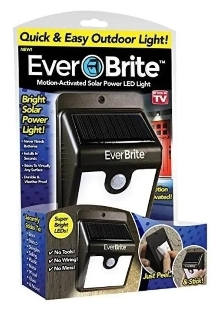 Luz De Recarga Solar Sensor De Movimient