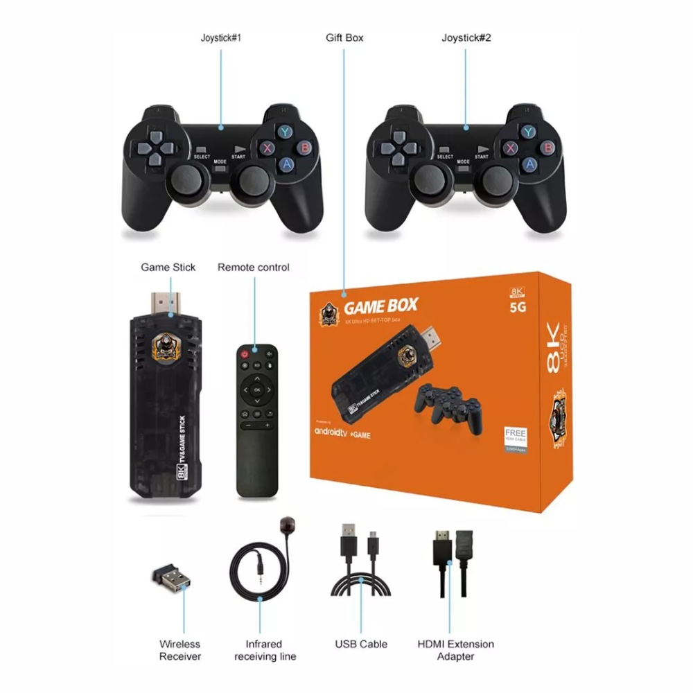 Tv Box 2Gb RAM + Emulador De juegos Game - Imagen 5