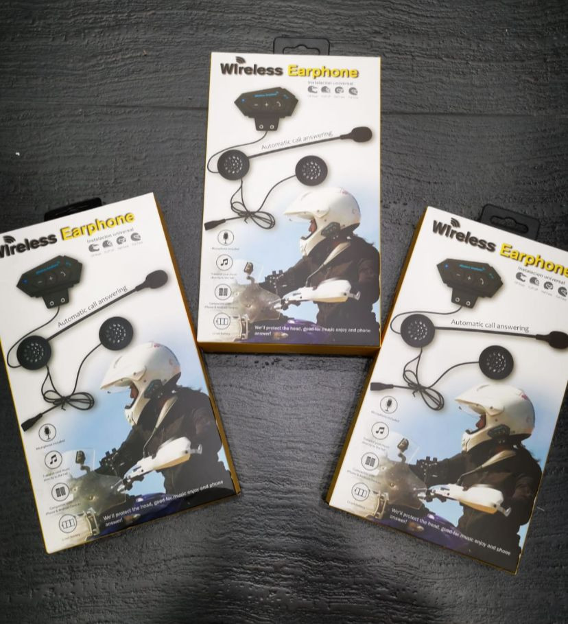 intercomunicador bluetooh BT12 de cascos