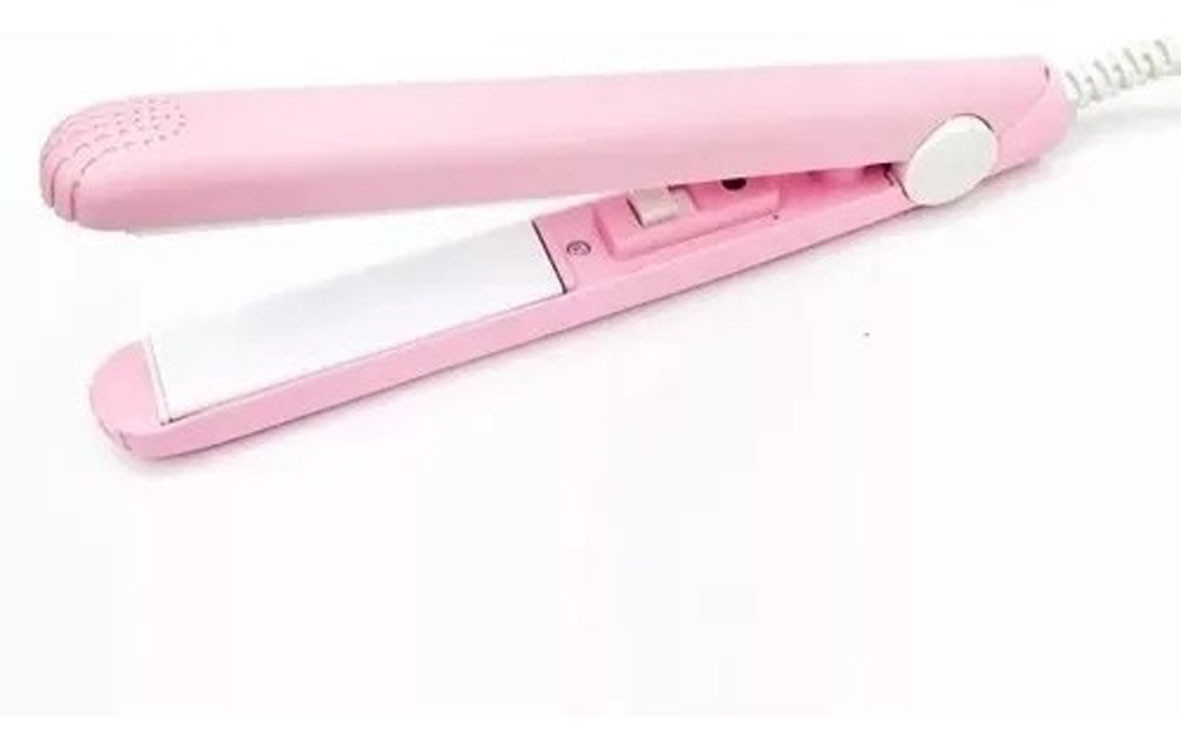 Mini Plancha Para Cabello Viajera Portát