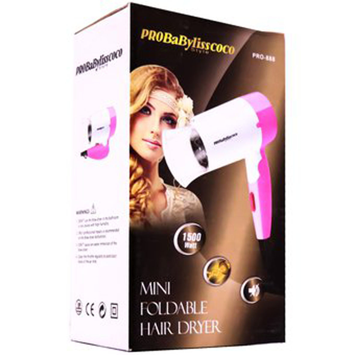 Secador Compacto De Cabello Rbrown Viaje