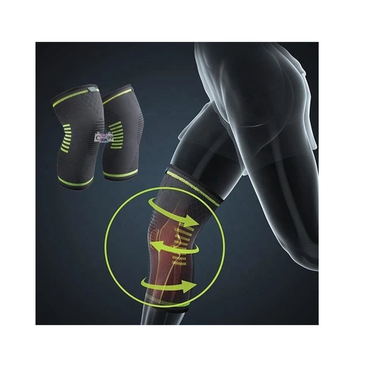 Rodillera De Compresión Deportiva YC7703 - Imagen 4