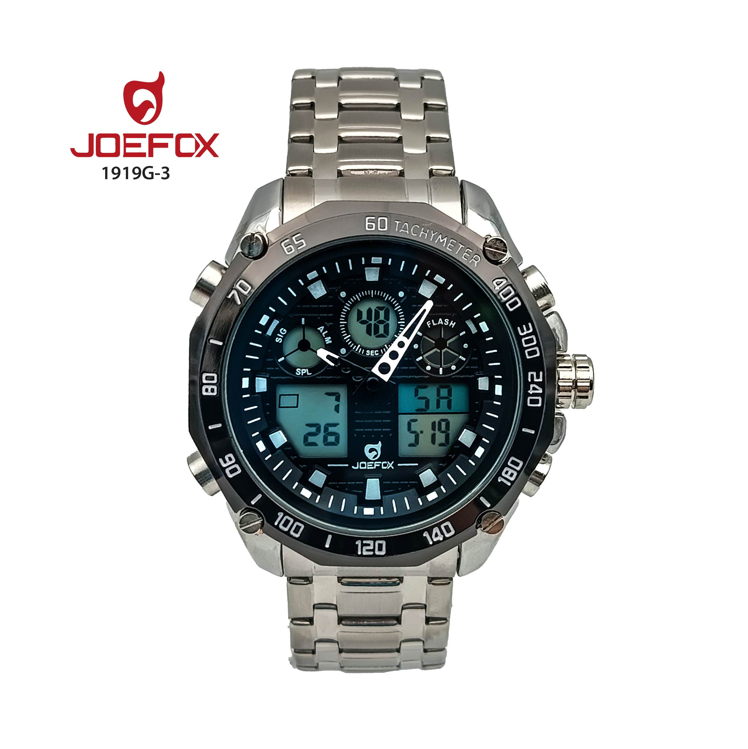 1919G-3 JOEFOX METÁLICO DOBLE F. NEGRO/P