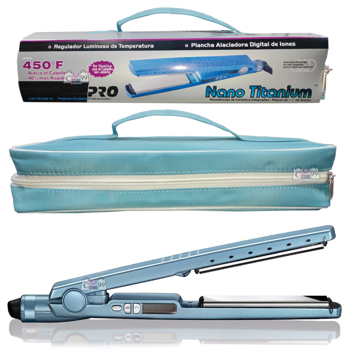 Plancha Cabello Con Temperatura Gradual